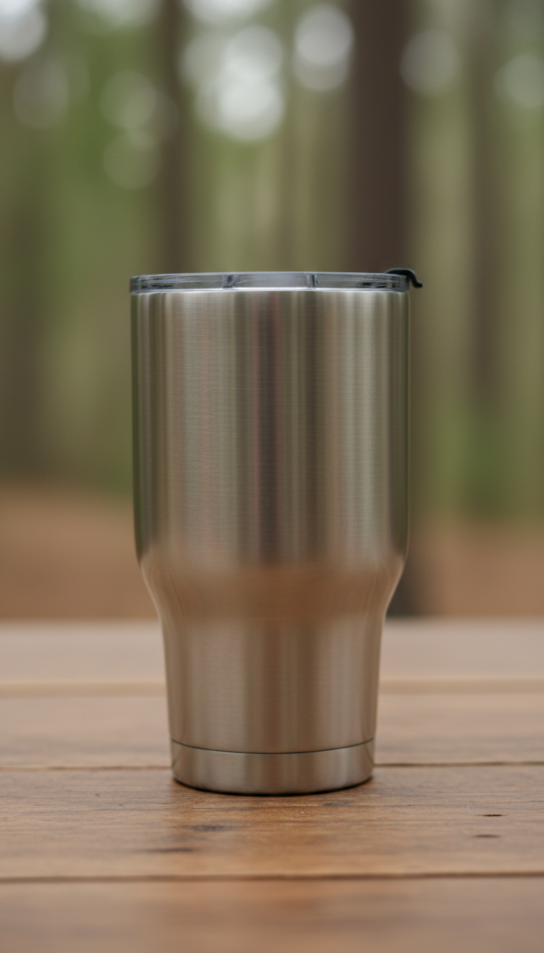 Insulated stainless steel tumbler