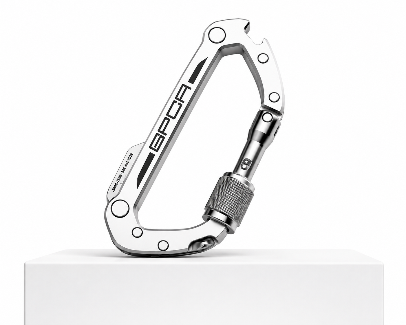 Outdoor Survival Keychain Multifunctional Metal Travel Carabiner