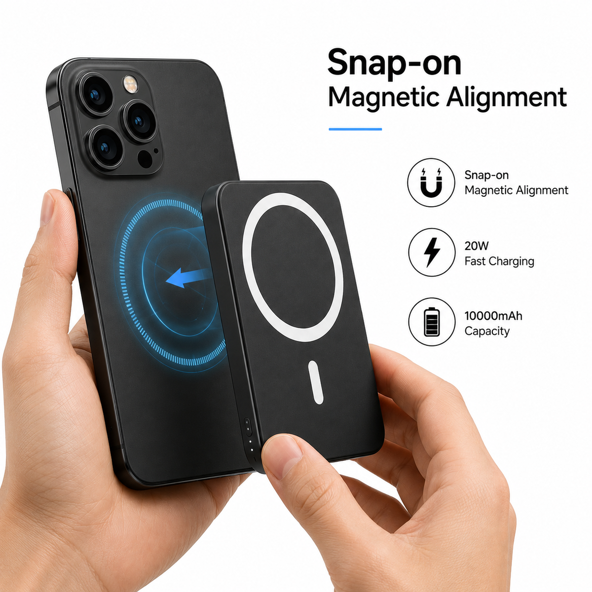 Magnetic Wireless Power Bank